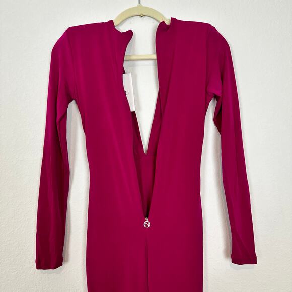 NWT Nookie Farrah Gown in Cerise Size Medium - Picture 5 of 6